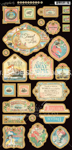 g45 Come Away With Me Decorative Chipboard
